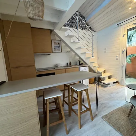 بيت للعطل Maison Cosy, Wifi Terrasse, Proche Plage, Gare, Centre