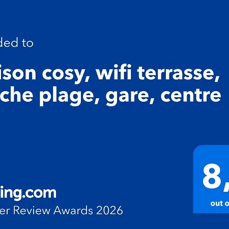 Vakantiehuis Maison Cosy, Wifi Terrasse, Proche Plage, Gare, Centre Arcachon